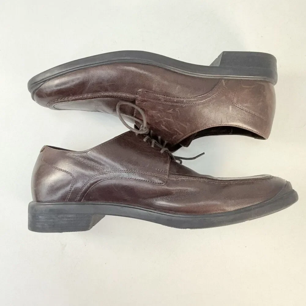 Cole Haan Men 11 M Air Stylar Split Ox Toe T Moro Brown Leather NikeAir C10697